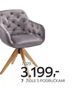 Kika Nábytek ŽIDLE S PODRUČKAMI nabídka