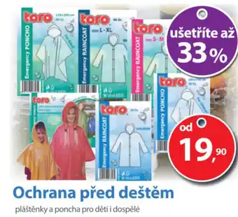 Kitos Ochrana před deštěm nabídka