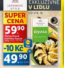 Lidl Těstovinové taštičky gyoza nabídka