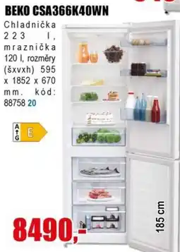 EVA BEKO CSA366K40WN nabídka