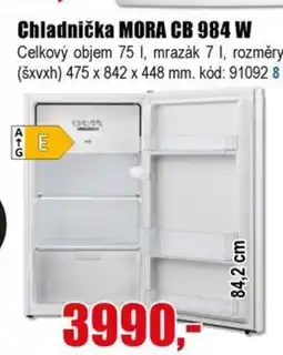 EVA Chladnička MORA CB 984 W nabídka