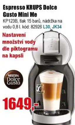 EVA Espresso KRUPS Dolce Gusto Mini Me nabídka