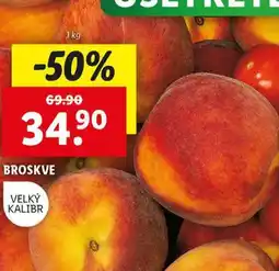 Lidl Broskve nabídka