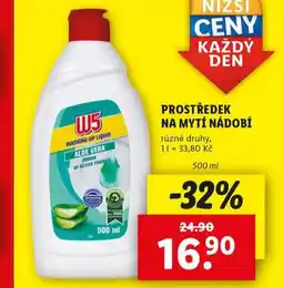 Lidl W5 prostředek na mytí nádobí nabídka