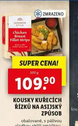 Lidl Kousky kuřecích řízků na asijský způsob nabídka