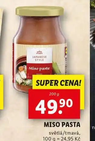 Lidl Miso pasta nabídka