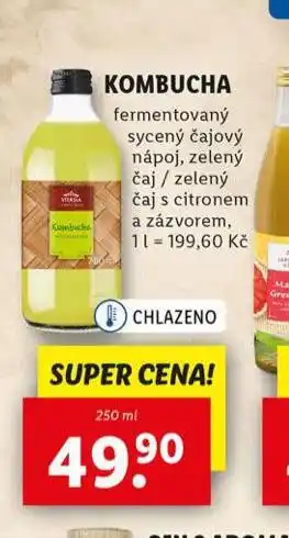 Lidl Kombucha nabídka