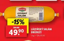 Lidl Lázeňský drůbeží salám nabídka