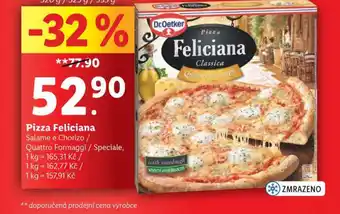 Lidl Pizza feliciana nabídka