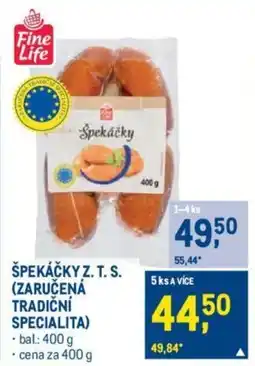 Makro ŠPEKÁČKY Z. T. S. (ZARUČENÁ TRADICNI SPECIALITA) nabídka
