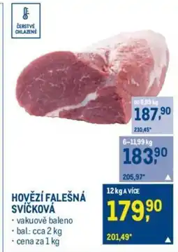 Makro HOVĚZÍ FALEŠNÁ SVÍČKOVÁ nabídka