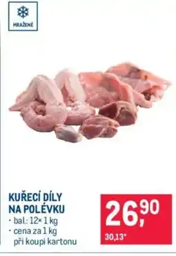 Makro KUŘECÍ DÍLY NA POLÉVKU nabídka