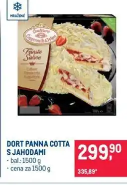 Makro DORT PANNA COTTA S JAHODAMI nabídka