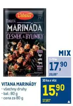Makro VITANA MARINÁDY nabídka