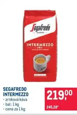 Makro SEGAFREDO INTERMEZZO nabídka