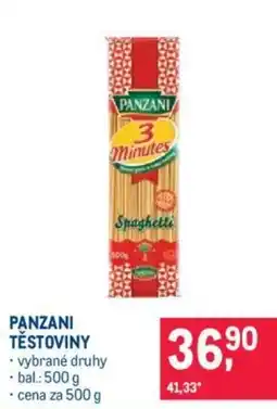 Makro PANZANI TĚSTOVINY nabídka