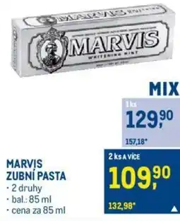 Makro MARVIS ZUBNÍ PASTA nabídka