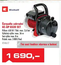 Uni Hobby Čerpadlo zahradní GC-GP 6538 SET nabídka
