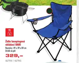 Uni Hobby Židle kempingová skládací BARI nabídka
