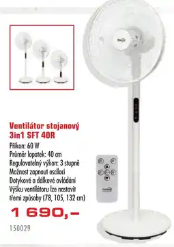Uni Hobby Ventilátor stojanový 3in1 SFT 40R nabídka