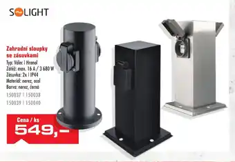 Uni Hobby Zahradní sloupky se zásuvkami nabídka