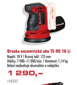 Uni Hobby Bruska excentrická aku TE-RS 18 Li nabídka
