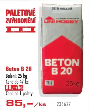 Uni Hobby Beton B 20 nabídka