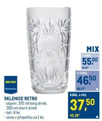 Makro SKLENICE RETRO nabídka