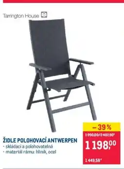 Makro ŽIDLE POLOHOVACÍ ANTWERPEN nabídka