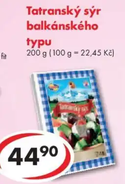 CBA Tatranský sýr balkánského typu nabídka
