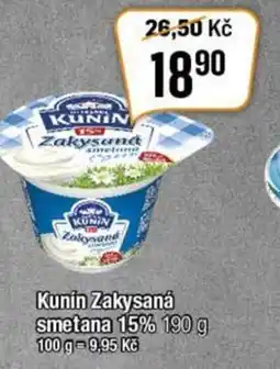 TEMPO Kunín Zakysaná smetana 15% 190 g nabídka