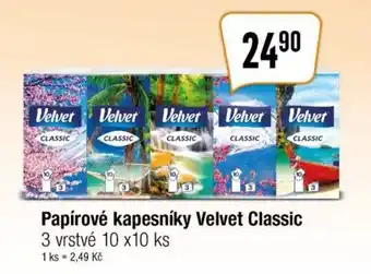 TEMPO Papírové kapesníky Velvet Classic nabídka