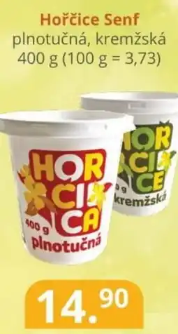 Potraviny CZ Hořčice Senf plnotučná, kremžská nabídka