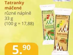 Potraviny CZ Tatranky máčené nabídka