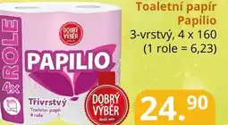 Potraviny CZ Toaletní papír Papilio nabídka