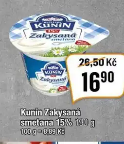 TEMPO Kunín Zakysaná smetana 15% nabídka
