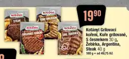 TEMPO Kotányi Grilovací koření, Kuře grilované, Ş česnekem 30 g, Žebírka, Argentina, Steak 40 g nabídka