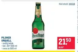 Makro PILSNER URQUELL nabídka