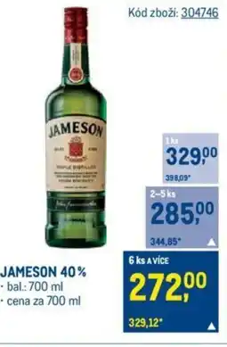 Makro JAMESON 40% nabídka