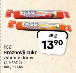 Coop PEZ Hroznový cukr nabídka