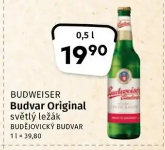 Coop BUDWEISER Budvar Original nabídka