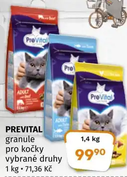 Coop PREVITAL granule pro kočky nabídka