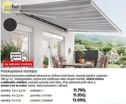 Bauhaus Polokazetová markýza nabídka