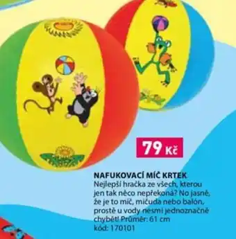 Wiky NAFUKOVACÍ MÍČ KRTEK nabídka