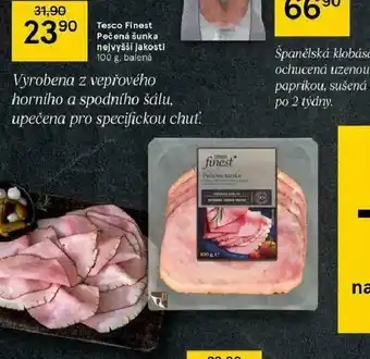 Tesco Pečená šunka nejvyšší jakosti nabídka