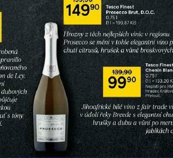 Tesco Tesco finest prosecco brut nabídka