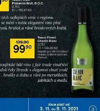 Tesco Tesco finest chenin blanc nabídka