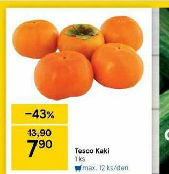 Tesco Kaki nabídka