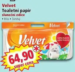 Norma Velvet Toaletní papír sluneční edice nabídka