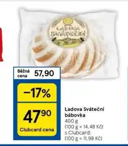 Tesco Ladova sváteční bábovka nabídka